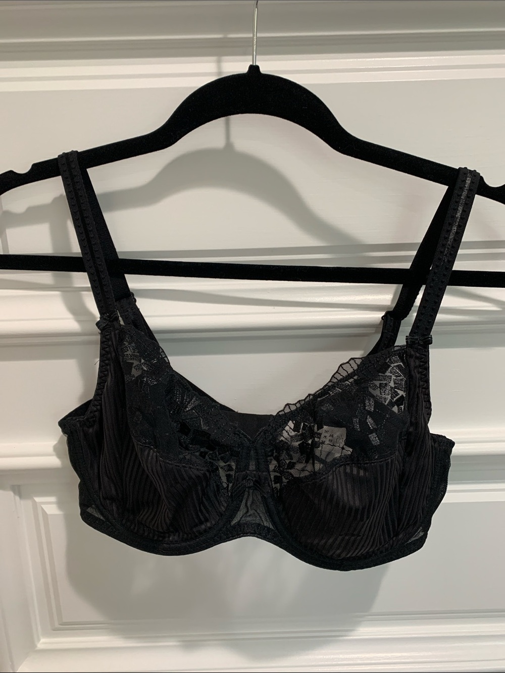 Chantelle Black Lace Underwire Bra - Women Intimates